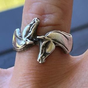 James Avery Sterling Silver Horse Head Ring size 6.5